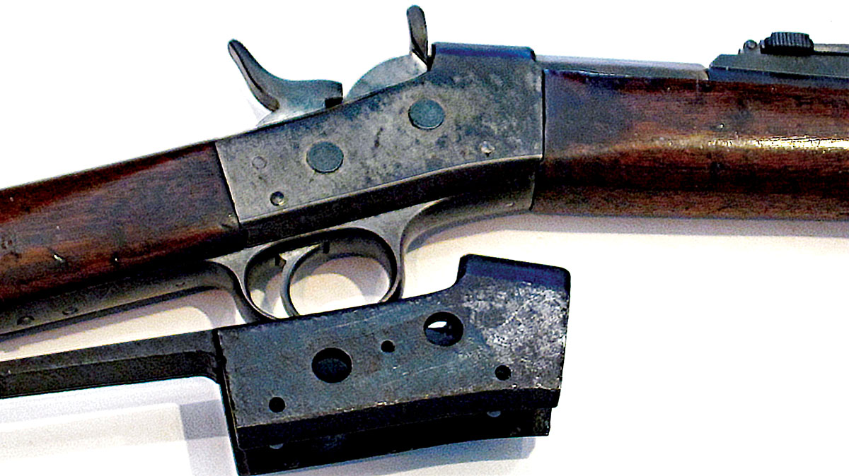 Remington Model 1879 Argentine compared to a Whitney upper receiver.